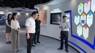 蕭山區(qū)區(qū)委副書記、政法委書記李軍一行蒞臨健培科技考察調研